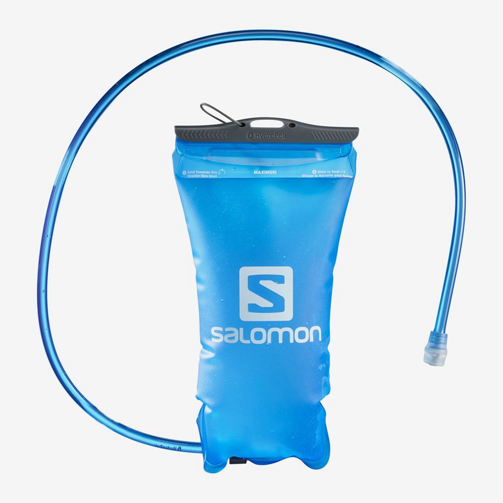 Mochila Trail Running Salomon Hombre Azules - Salomon Argentina SOFT RESERVOIR 1.5L,593064-WFM